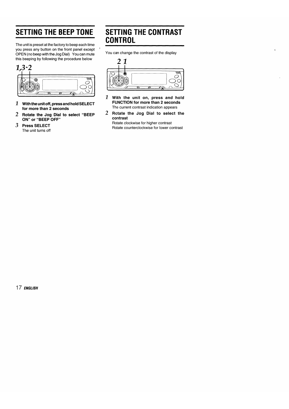 Beep tone | Aiwa 570CDCMP3 User Manual | Page 18 / 62