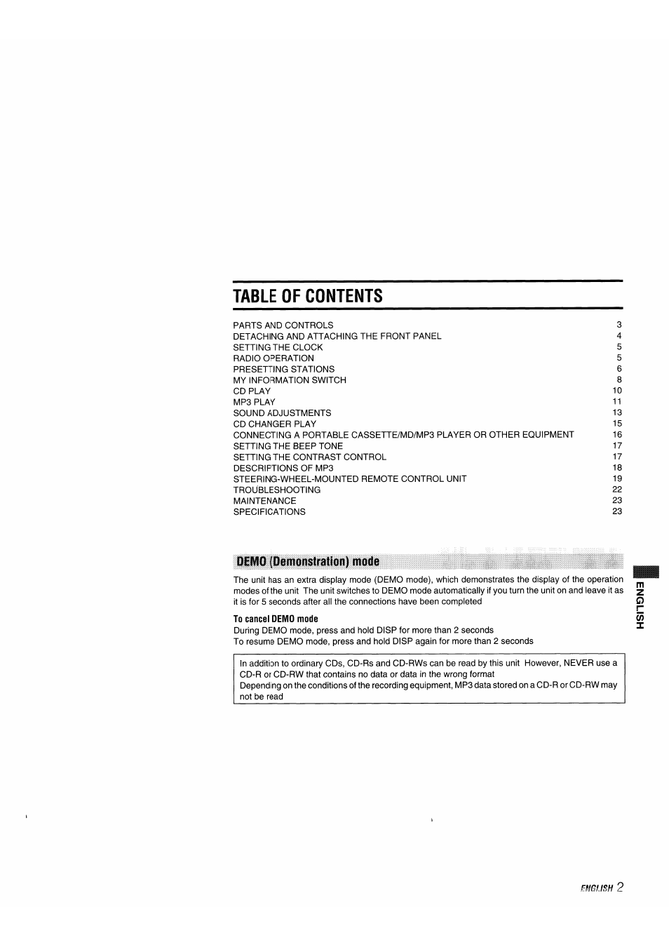 Aiwa 570CDCMP3 User Manual | Page 3 / 62