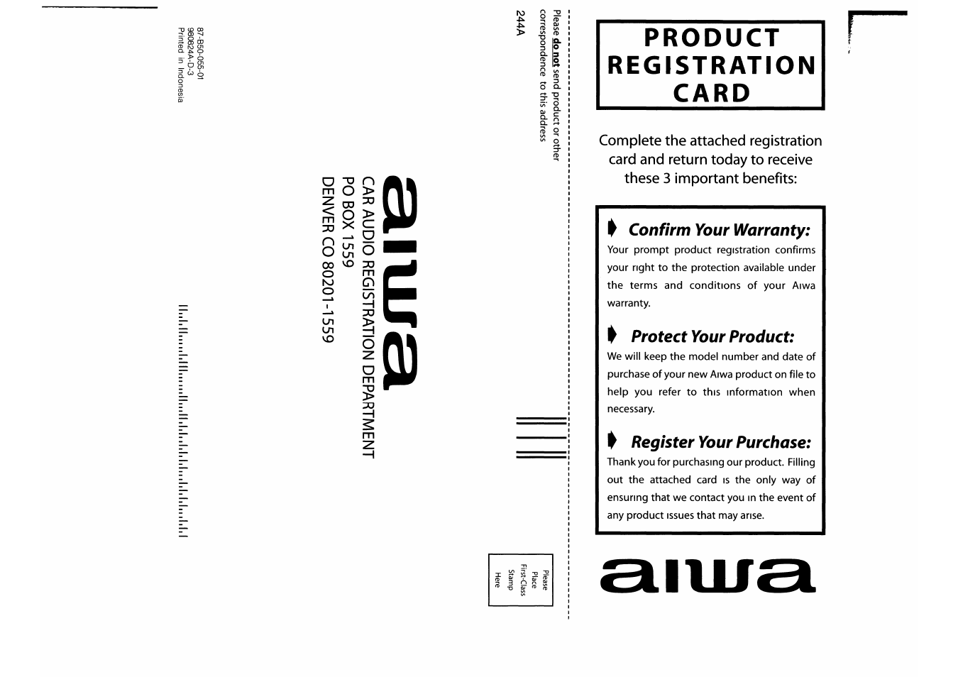 Aiwa 570CDCMP3 User Manual | Page 36 / 62