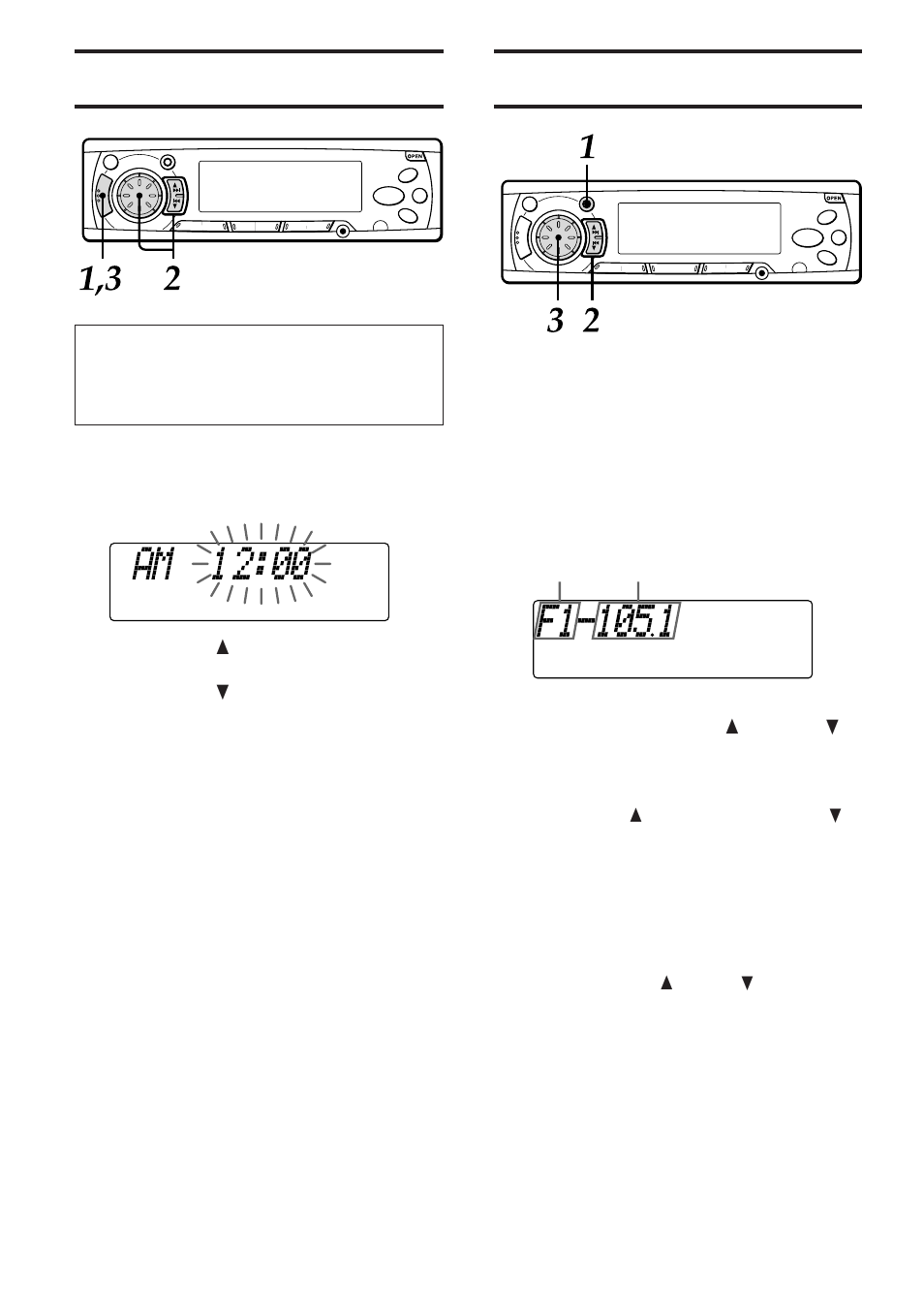Setting clock, Tuner mode, Setting the clock | Radio operation | Aiwa 570CDCMP3 User Manual | Page 43 / 62
