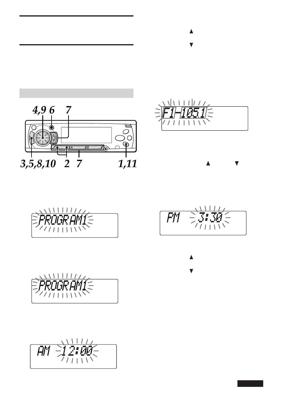 Timer set, My information switch | Aiwa 570CDCMP3 User Manual | Page 46 / 62