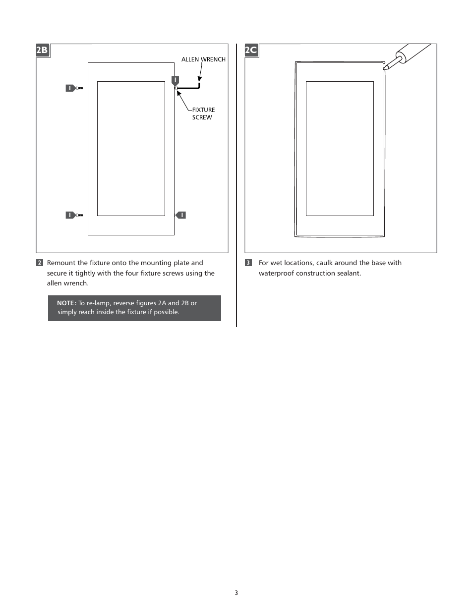 LBL Lighting Boardwalk Small CF User Manual | Page 3 / 4