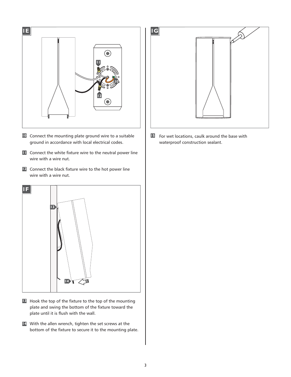 1e 1f | LBL Lighting Tara 15 User Manual | Page 3 / 4