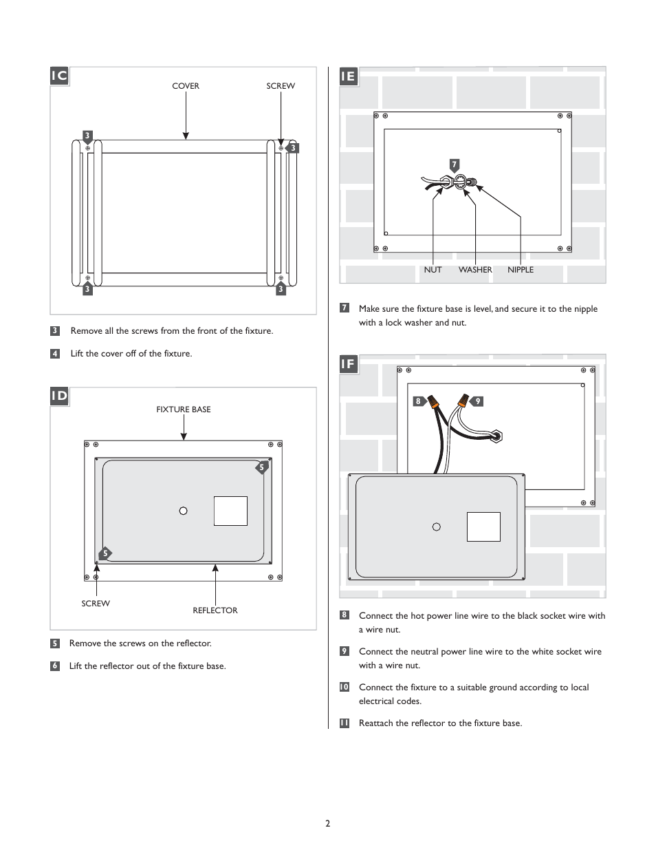 1d 1c | LBL Lighting Nikko Grille User Manual | Page 2 / 4