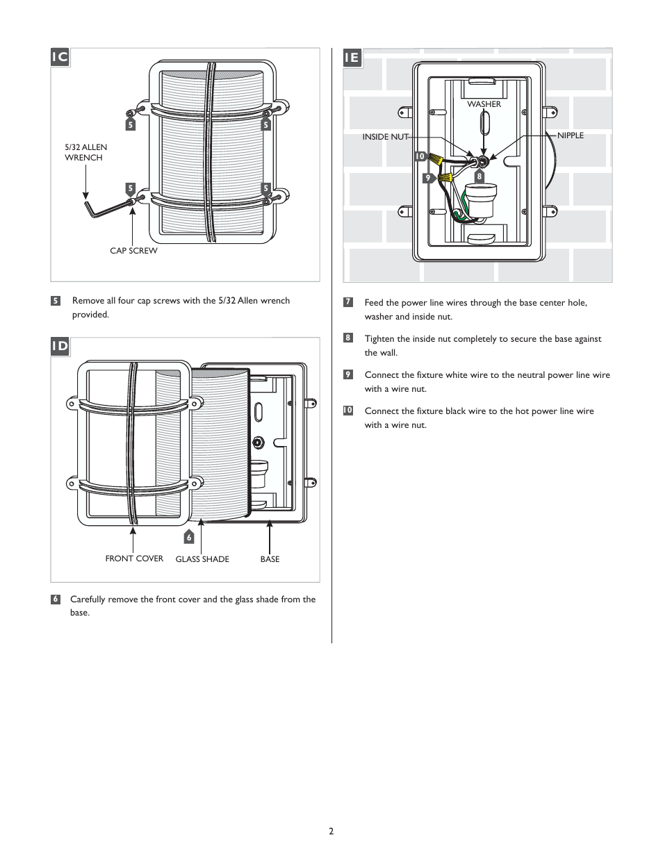 LBL Lighting Clipper/G User Manual | Page 2 / 4