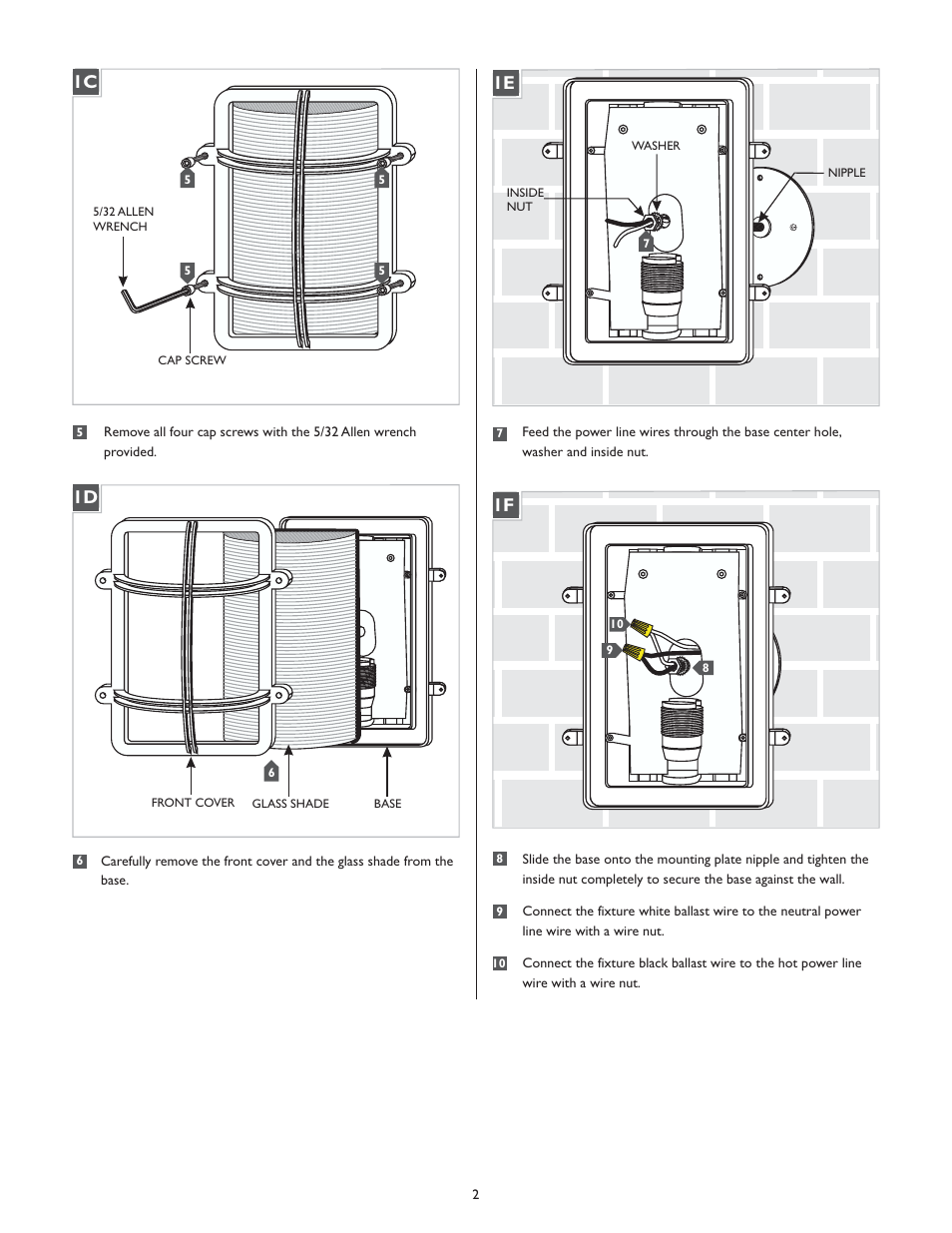 LBL Lighting Clipper/G CF User Manual | Page 2 / 4