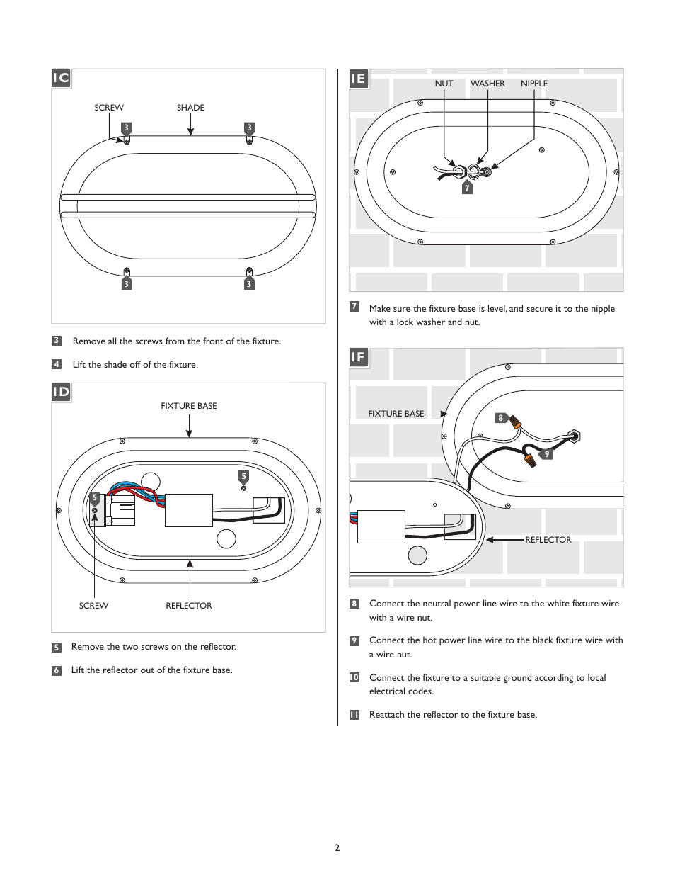 LBL Lighting Superdelta Tondo CF User Manual | Page 2 / 4