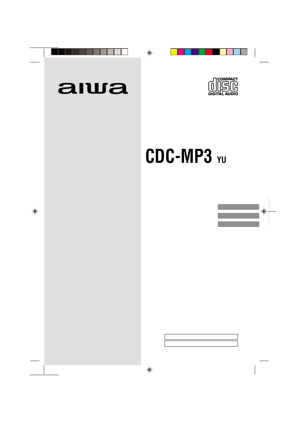 Aiwa CDC-MP3 YU User Manual | 70 pages