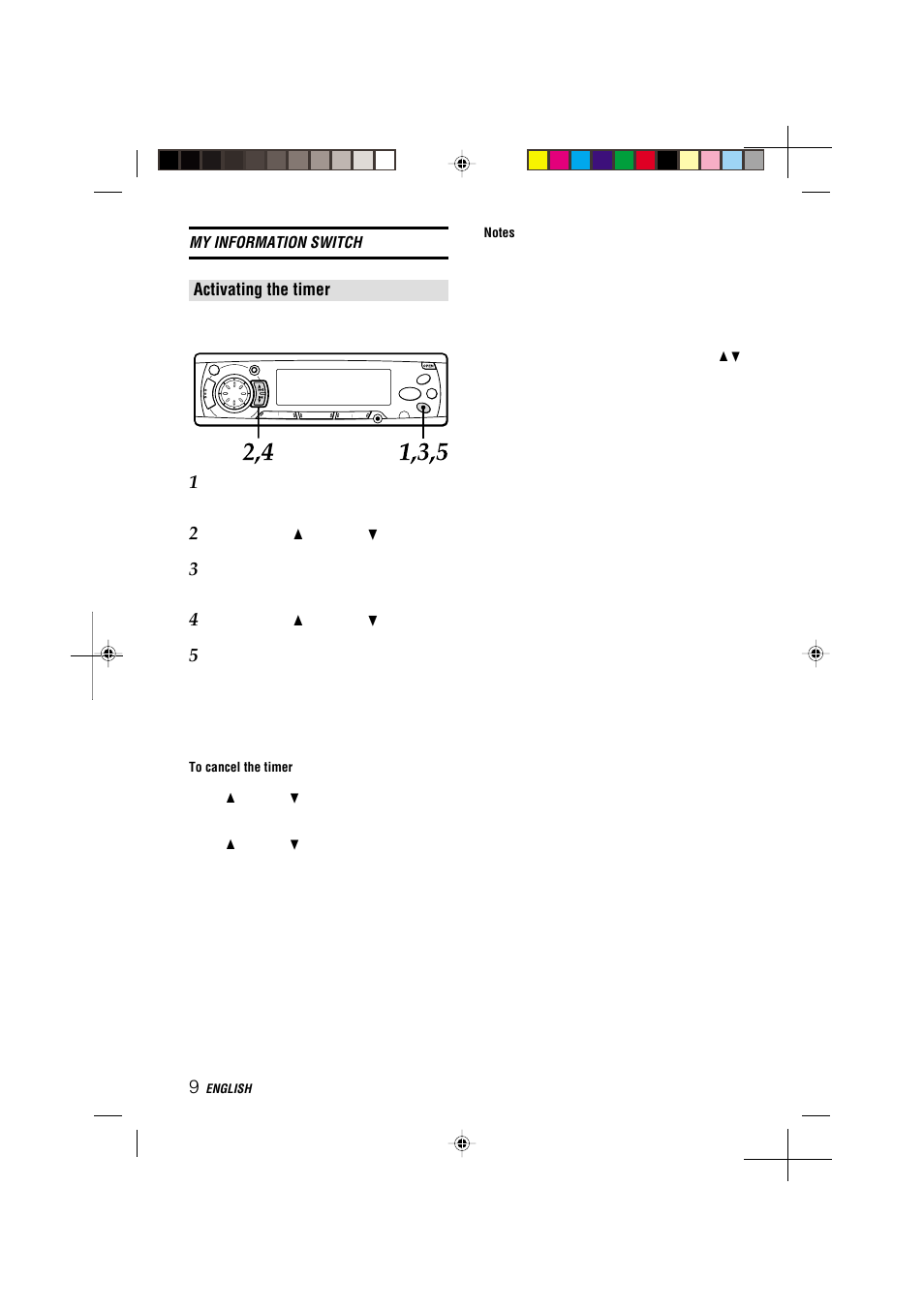 Activating the timer | Aiwa CDC-MP3 YU User Manual | Page 10 / 70