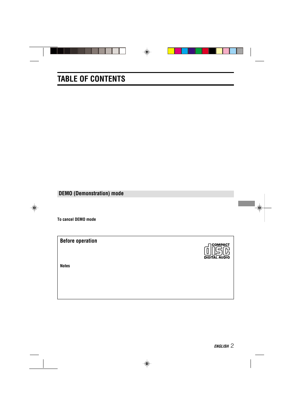 Aiwa CDC-MP3 YU User Manual | Page 3 / 70