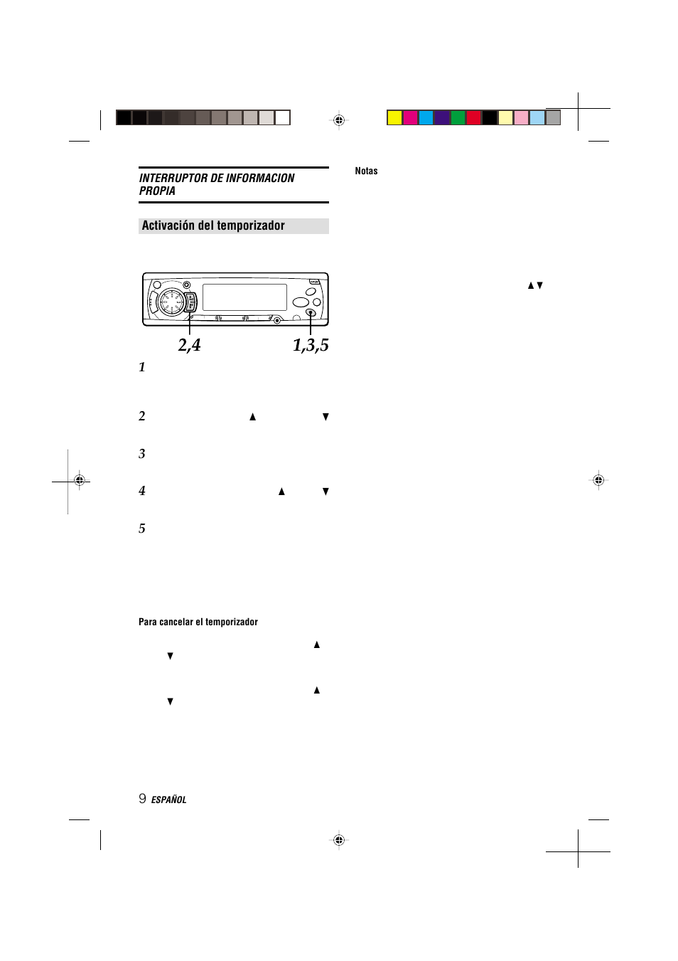 Activación del temporizador | Aiwa CDC-MP3 YU User Manual | Page 33 / 70