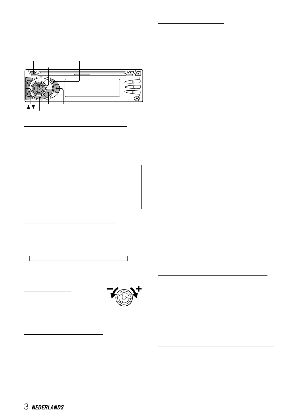 Basisbediening, audio- en klokinstellingen | Aiwa CDC-X227 YZ User Manual | Page 44 / 74