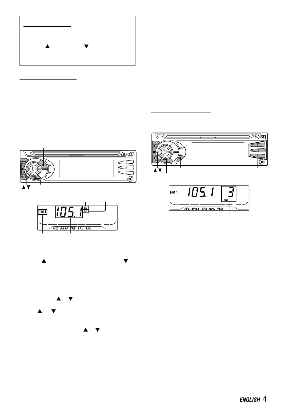 Radio operation | Aiwa CDC-X227 YZ User Manual | Page 5 / 74