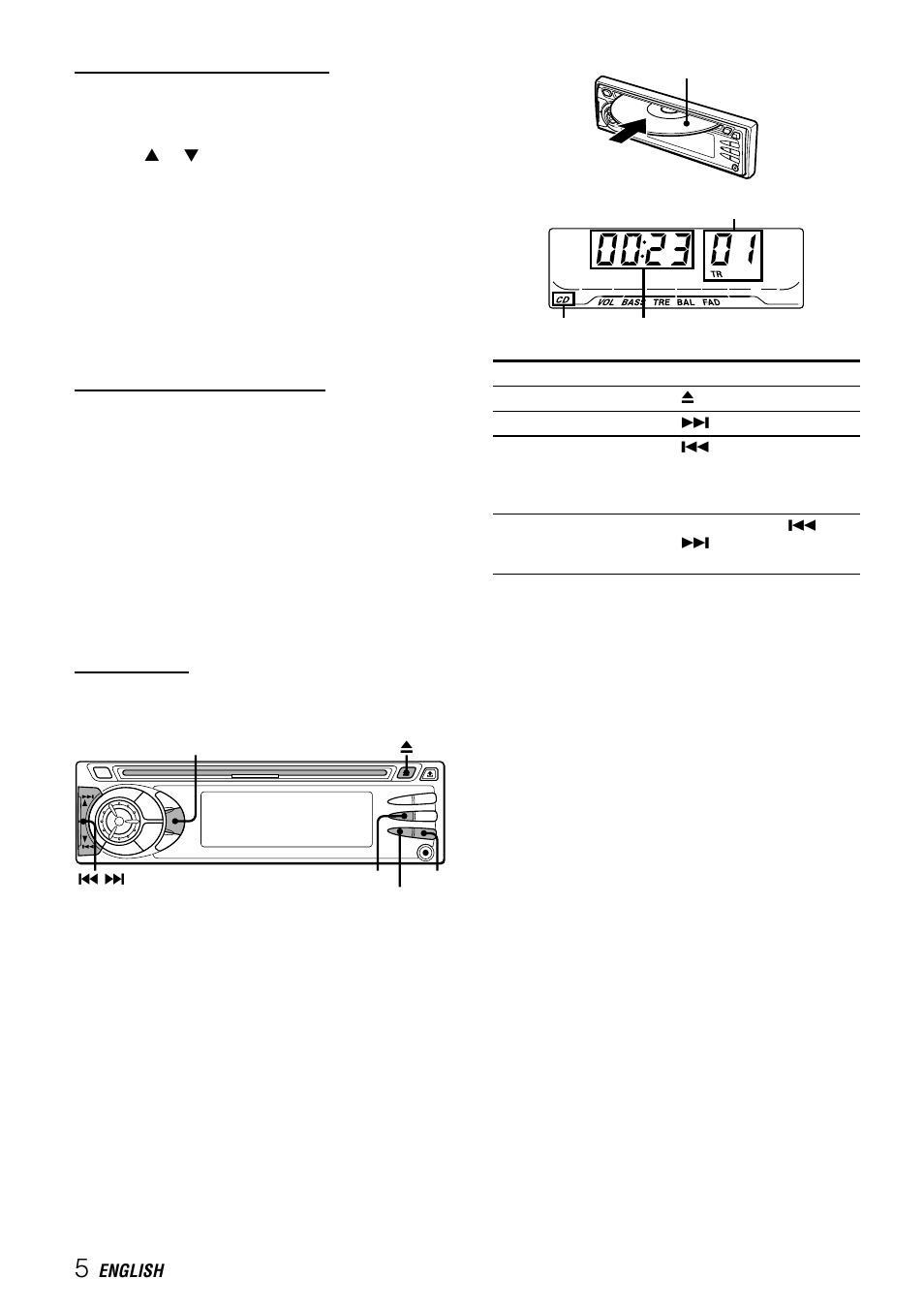 Cd player operation | Aiwa CDC-X227 YZ User Manual | Page 6 / 74