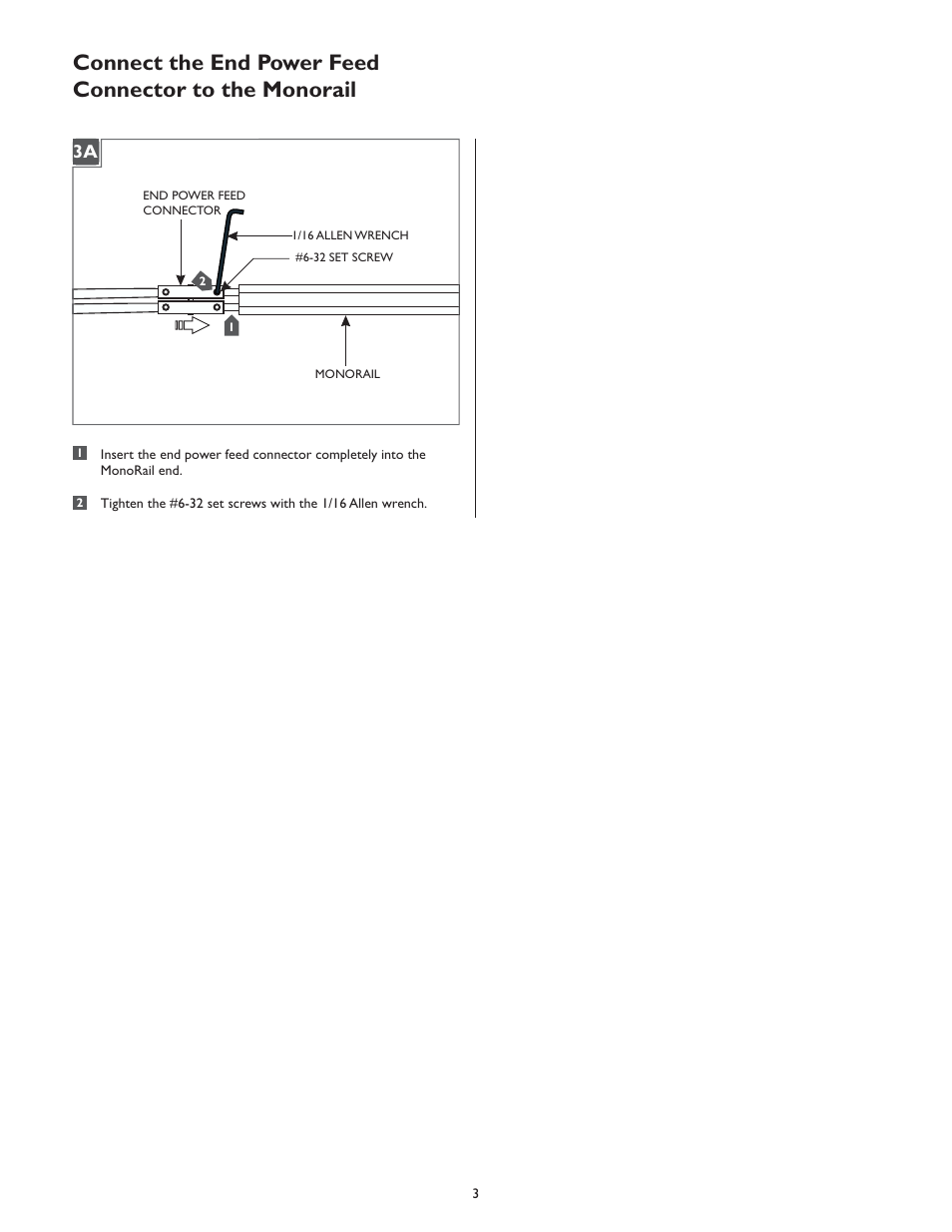 1a 3a | LBL Lighting MO 4" Round Flexible End Feed Canopy User Manual | Page 3 / 4