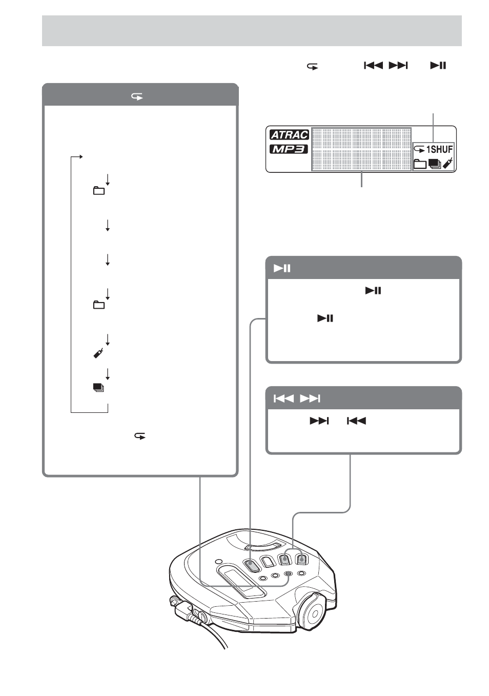 Playback options | Aiwa XP-SN70 User Manual | Page 16 / 32