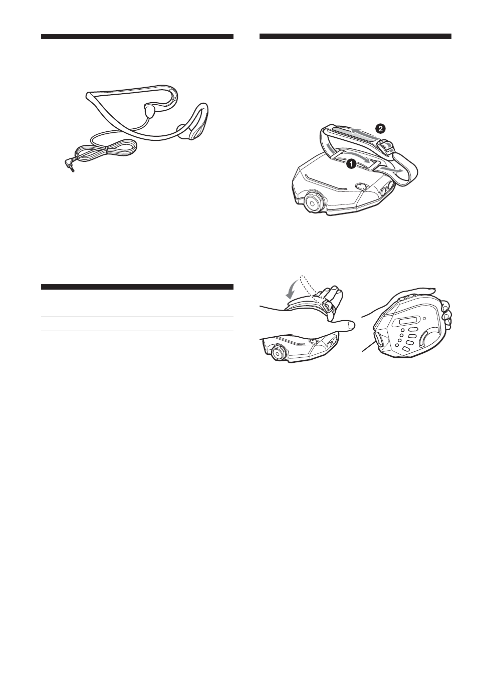 Supplied accessories, Optional accessories, Using the hand strap | Aiwa XP-SN70 User Manual | Page 30 / 32