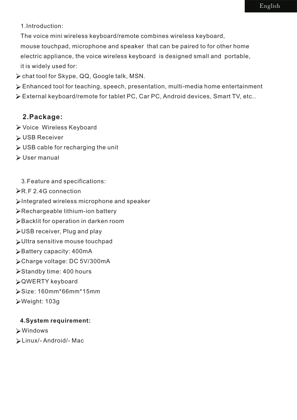 iPazzPort KP-810-22V User Manual | Page 2 / 12
