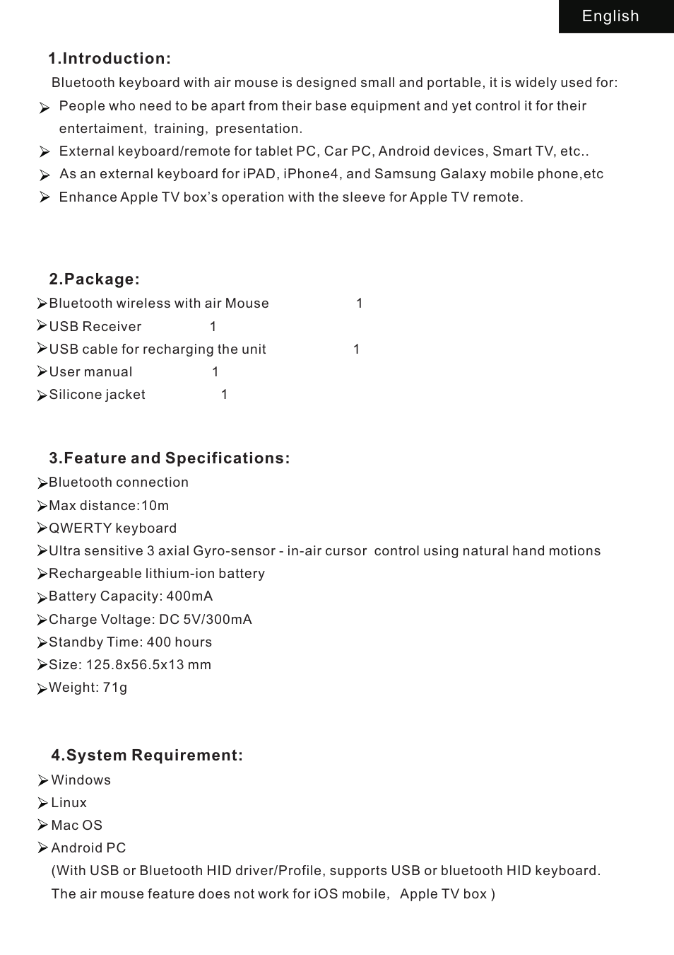 iPazzPort KP-810-16BAR User Manual | Page 2 / 20