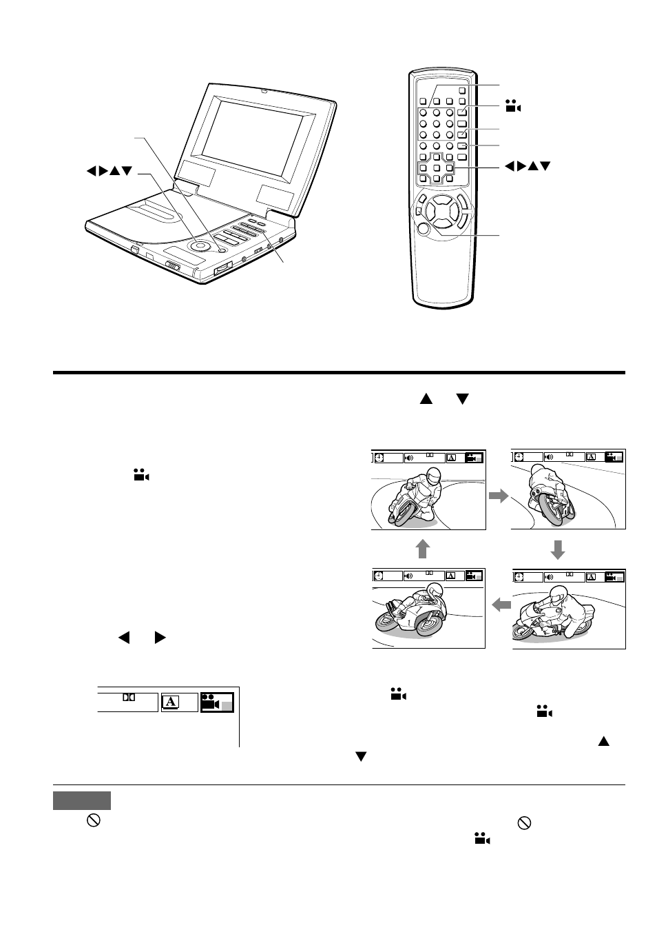 Changing the angle (dvd), 2 press ◄ or ► to select the “angle” icon, 3 press a or t to select the angle | When using the angle button | Aiwa XD-DW7U User Manual | Page 27 / 54