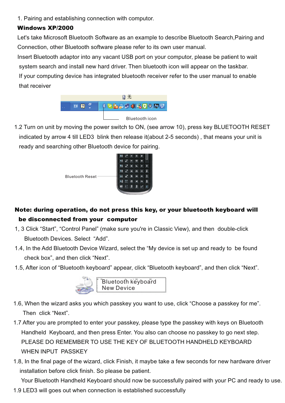 iPazzPort KP-810-19BTT User Manual | Page 5 / 12