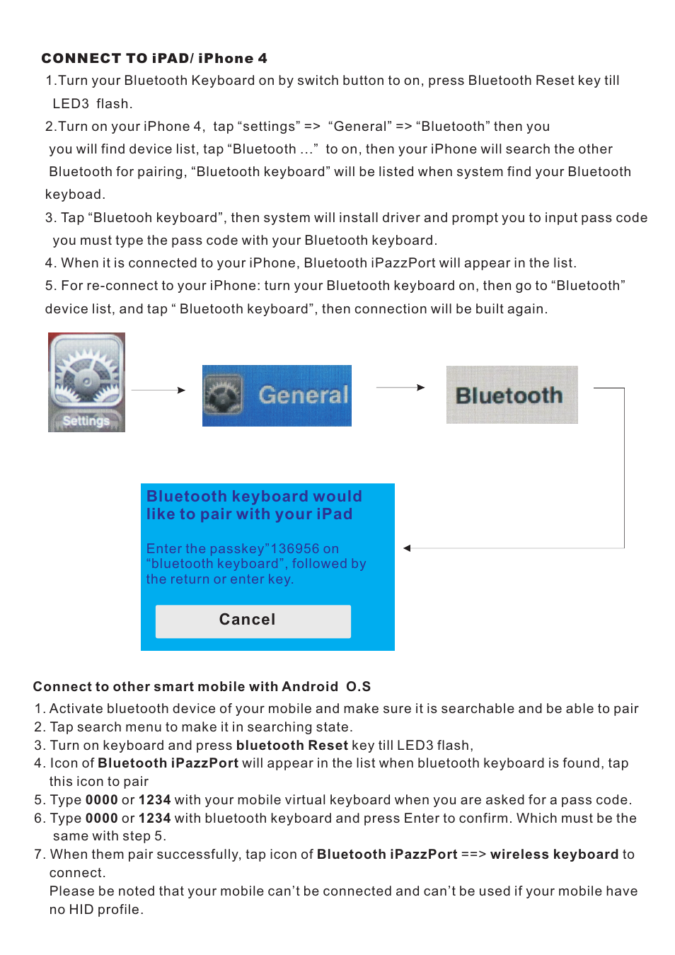 iPazzPort KP-810-19BTT User Manual | Page 8 / 12