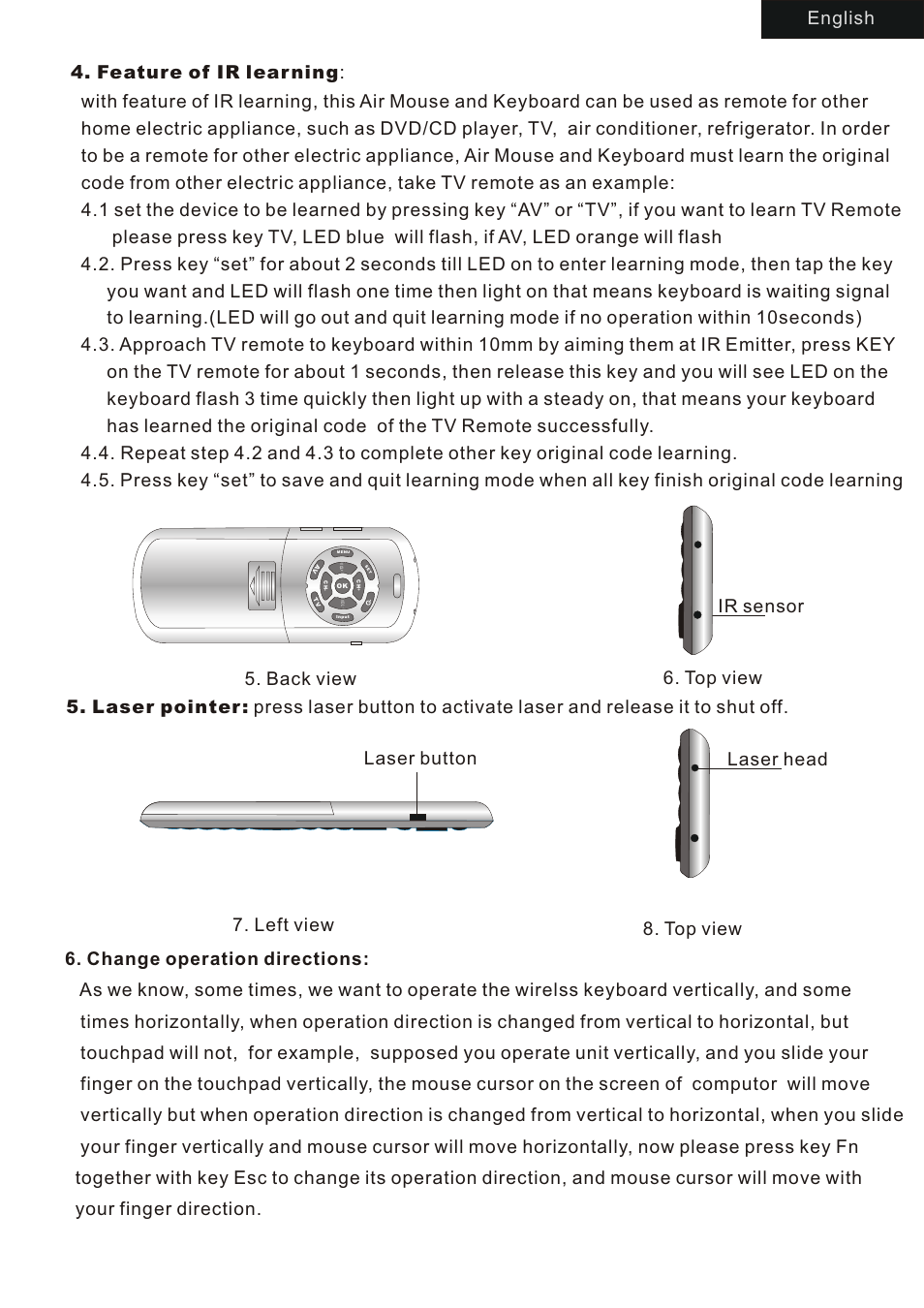 iPazzPort KP-810-18R User Manual | Page 4 / 12