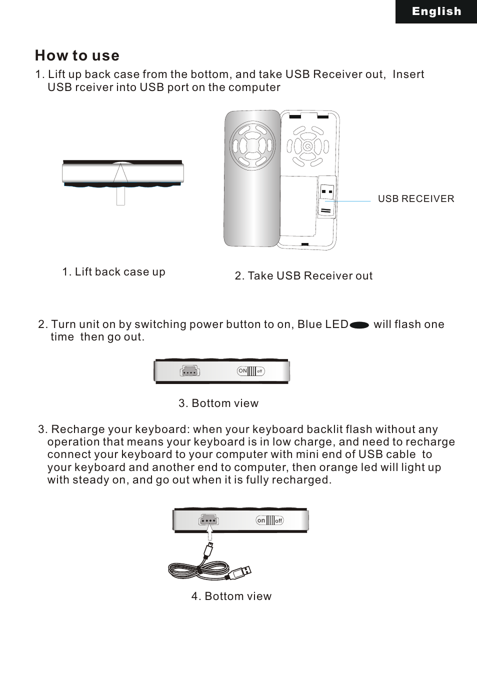 How to use | iPazzPort KP-810-16 User Manual | Page 3 / 14