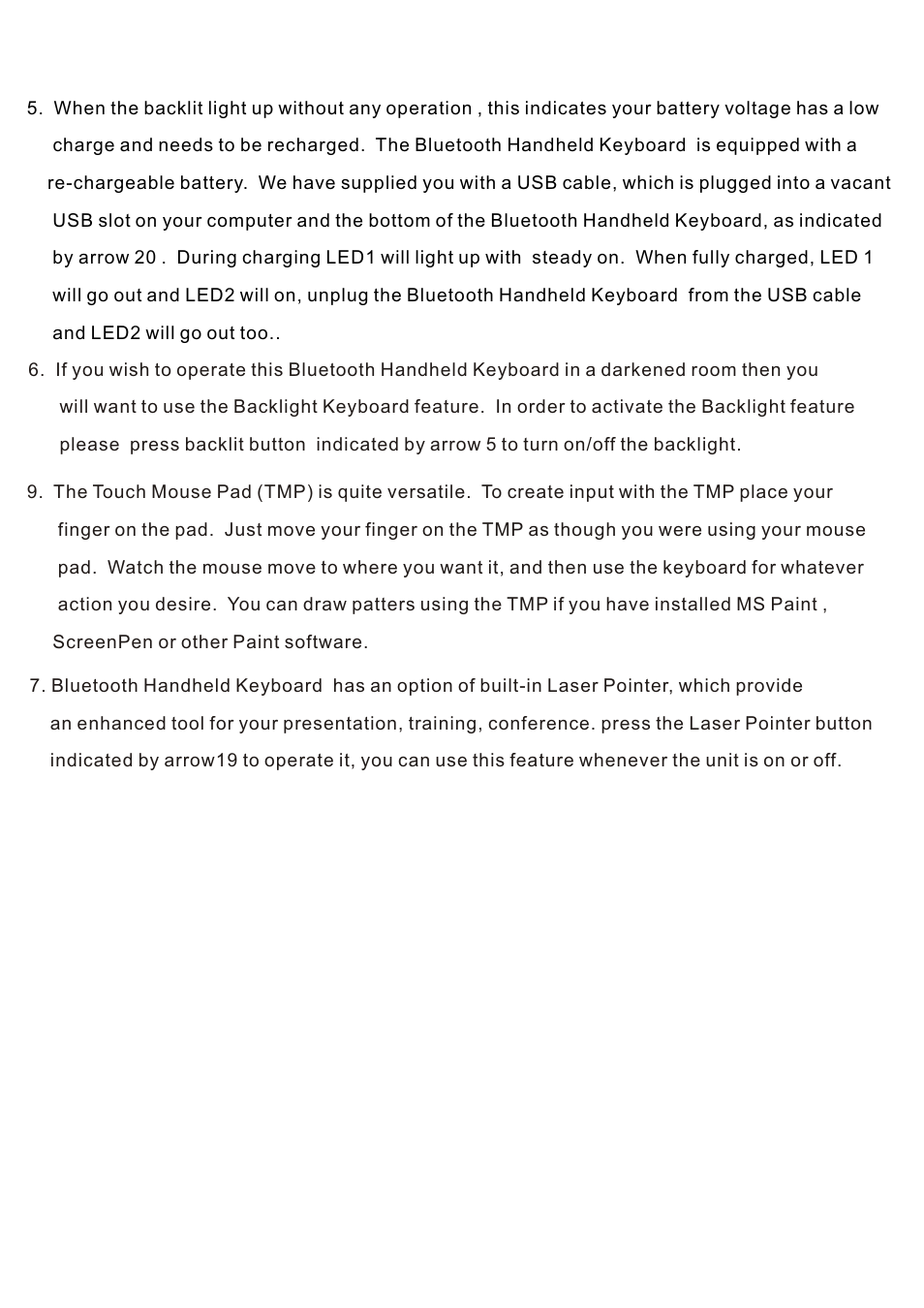 页 10 | iPazzPort KP-810-10BTT User Manual | Page 10 / 20