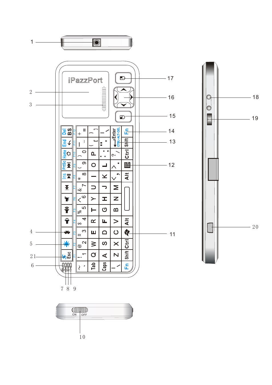 iPazzPort KP-810-10BTT User Manual | Page 3 / 20
