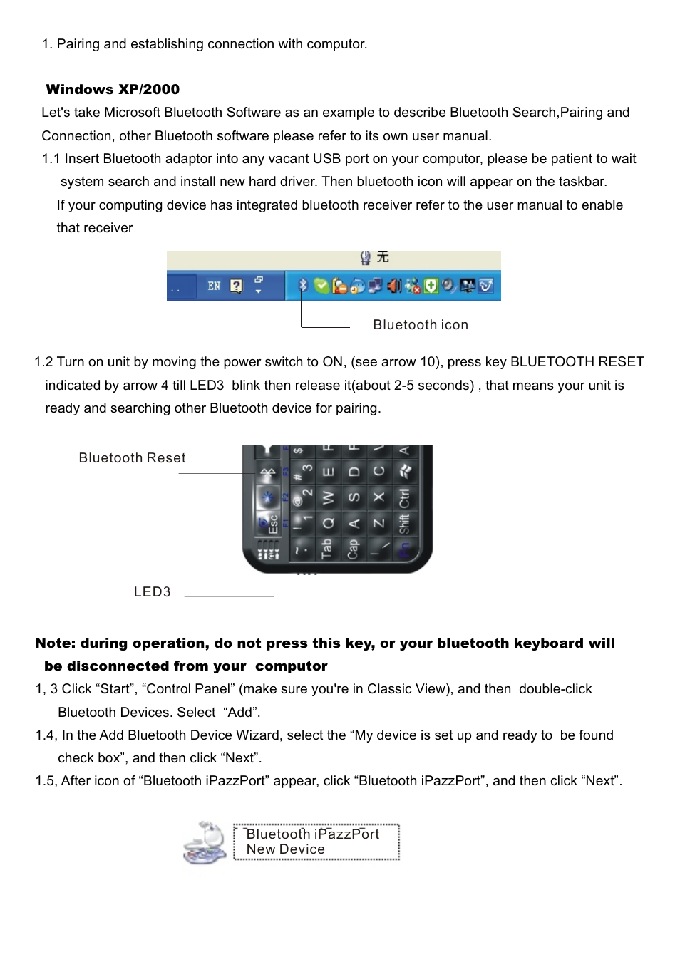 iPazzPort KP-810-10BTT User Manual | Page 5 / 20