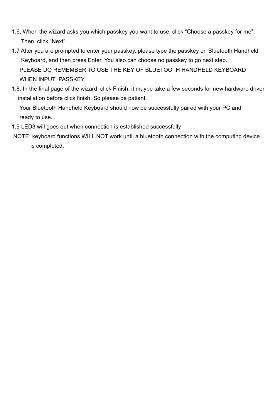 iPazzPort KP-810-10BTT User Manual | Page 6 / 20