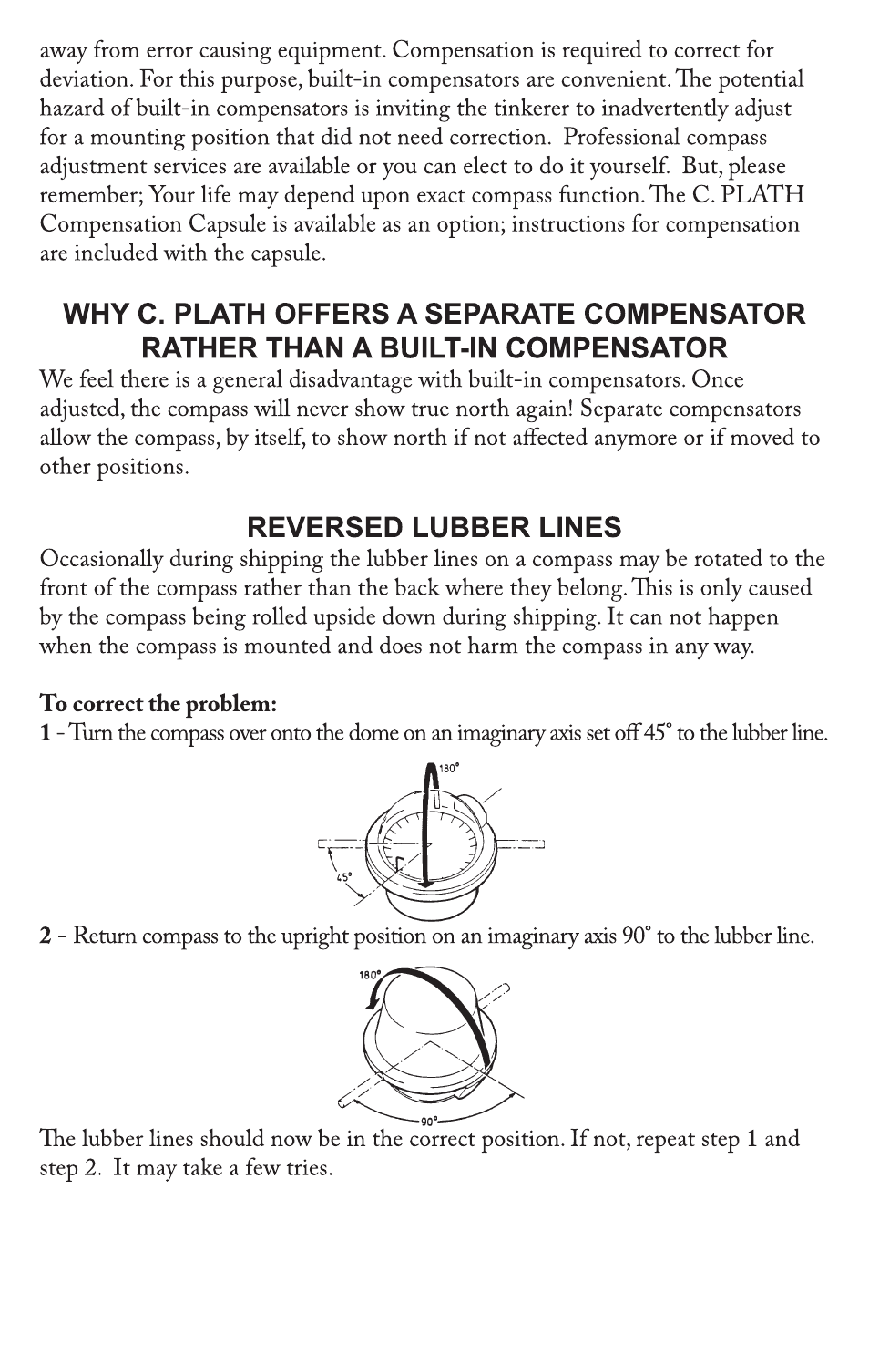 Weems and Plath Venus Binnacle (Black) User Manual | Page 9 / 12