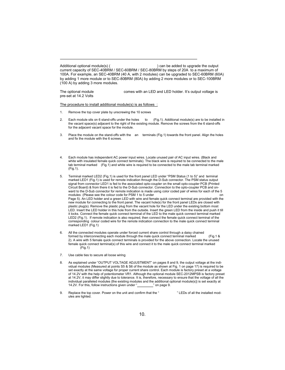 Samlex America SEC-100BRM User Manual | Page 13 / 24