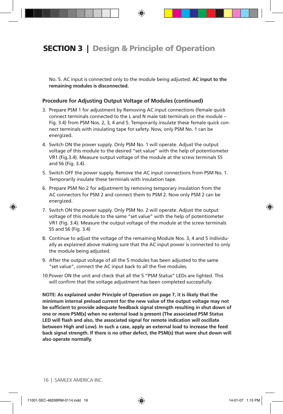 Samlex America SEC-4825BRM User Manual | Page 16 / 36
