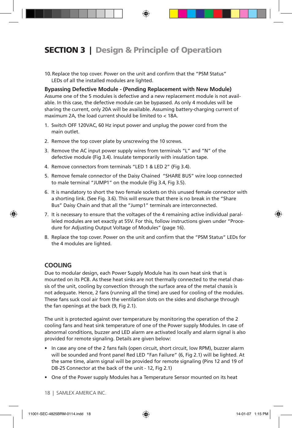 Samlex America SEC-4825BRM User Manual | Page 18 / 36