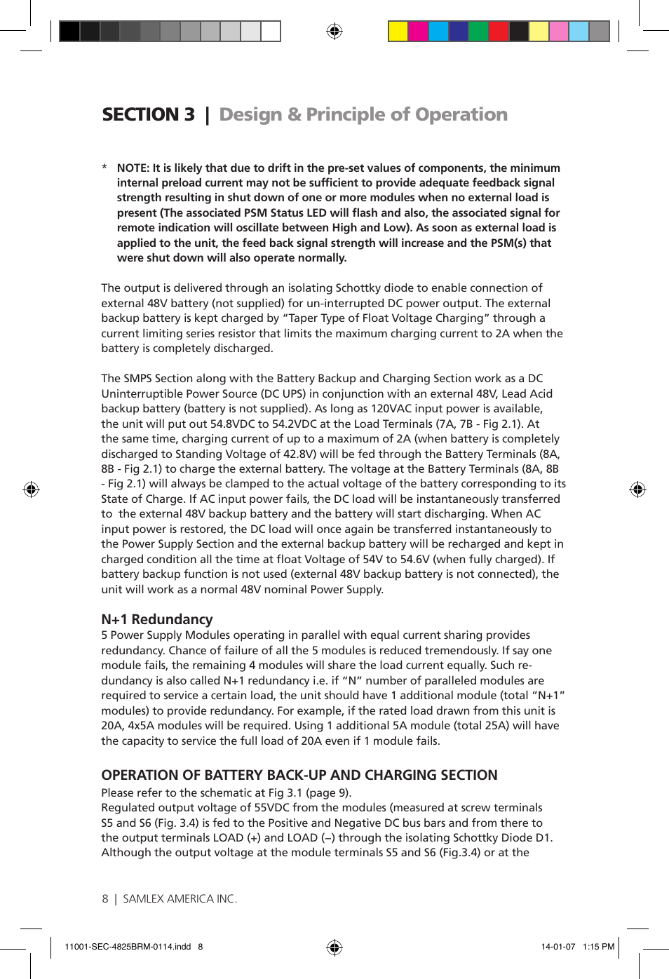 Samlex America SEC-4825BRM User Manual | Page 8 / 36