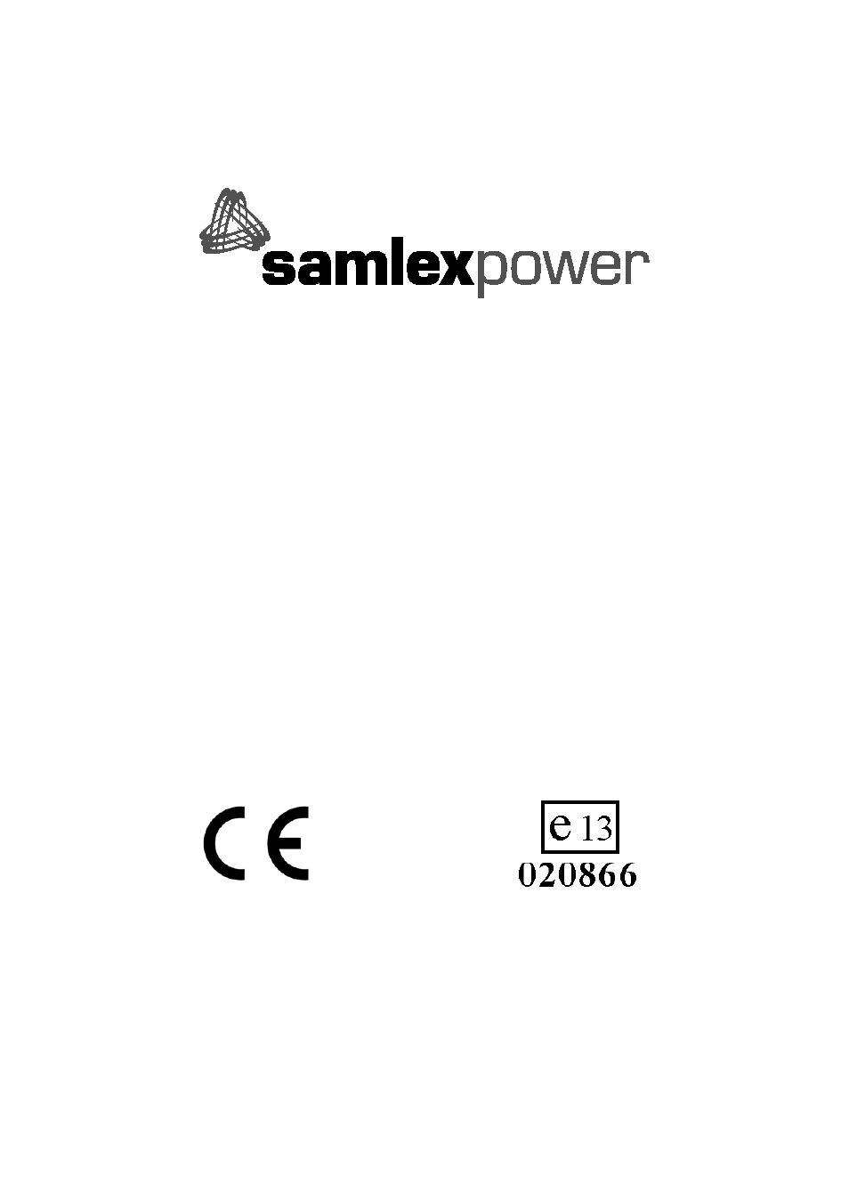 Samlex America SA-600R User Manual | 20 pages