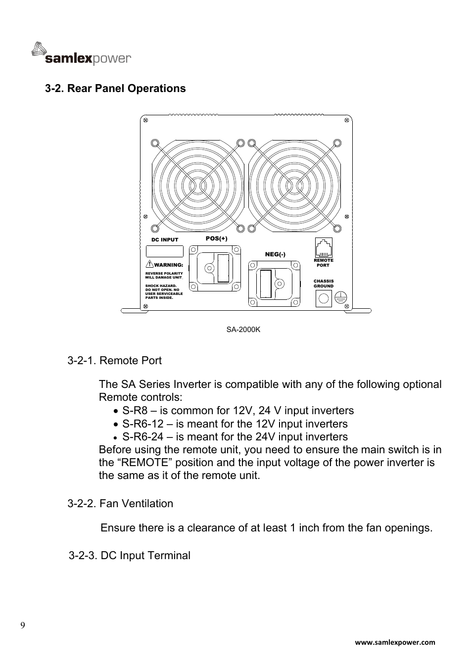 1000-0193_a4-11 | Samlex America SA-2000K User Manual | Page 11 / 21