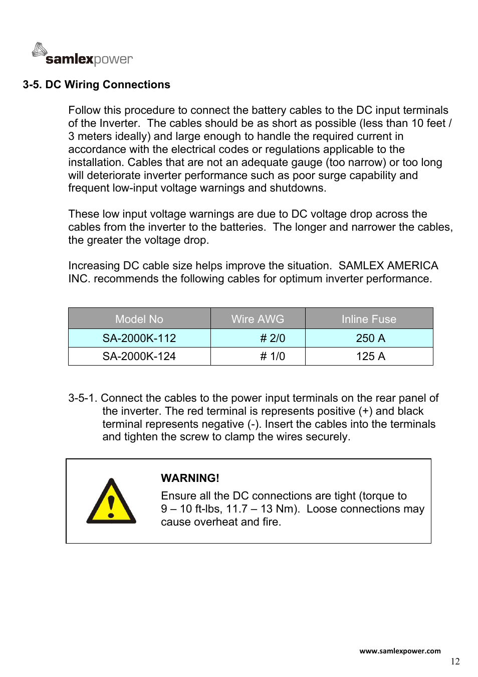 1000-0193_a4-14 | Samlex America SA-2000K User Manual | Page 14 / 21