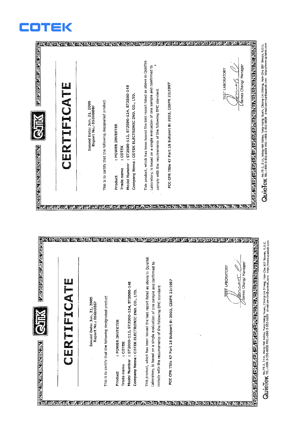 Samlex America ST1500-148 User Manual | Page 29 / 40