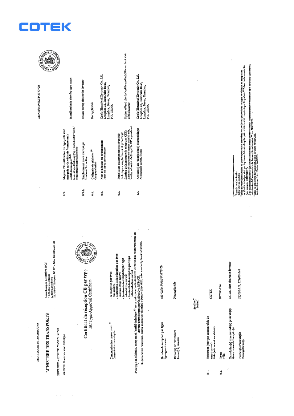 Samlex America ST1500-148 User Manual | Page 33 / 40