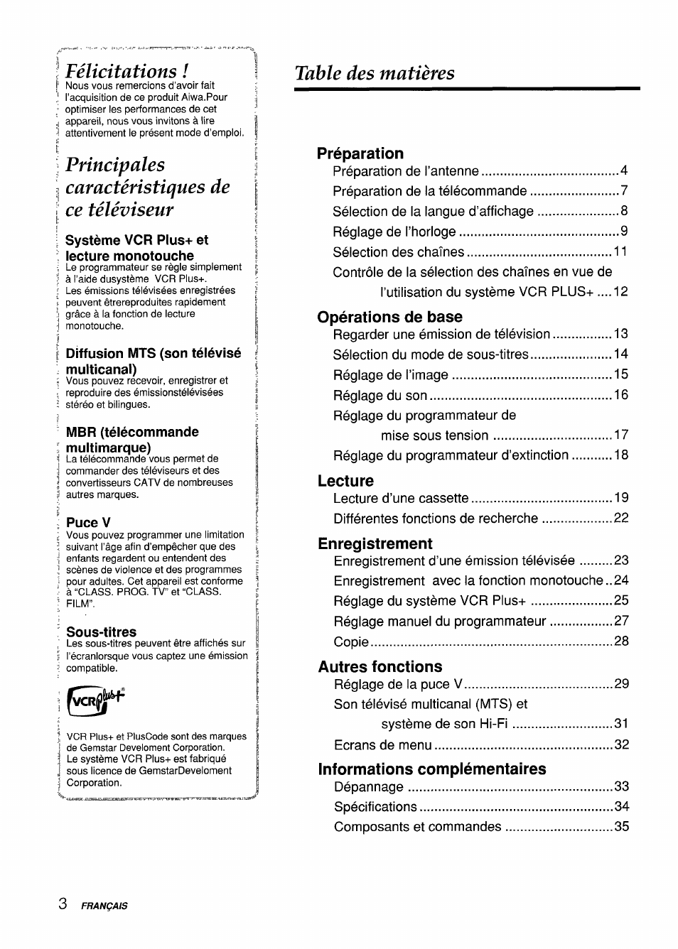 Aiwa VX-S135U User Manual | Page 76 / 110