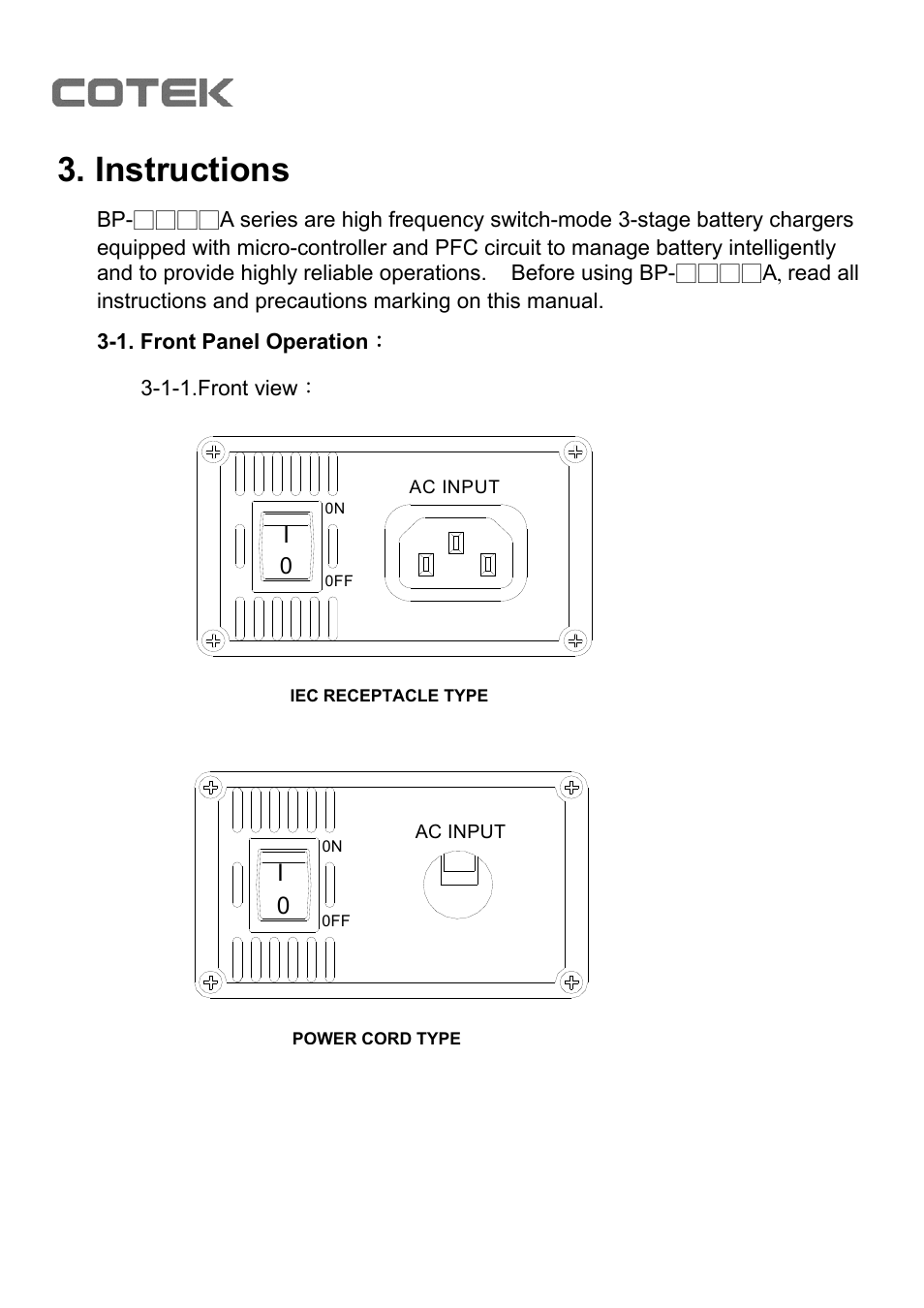 Instructions | Samlex America BP-1210 User Manual | Page 8 / 11