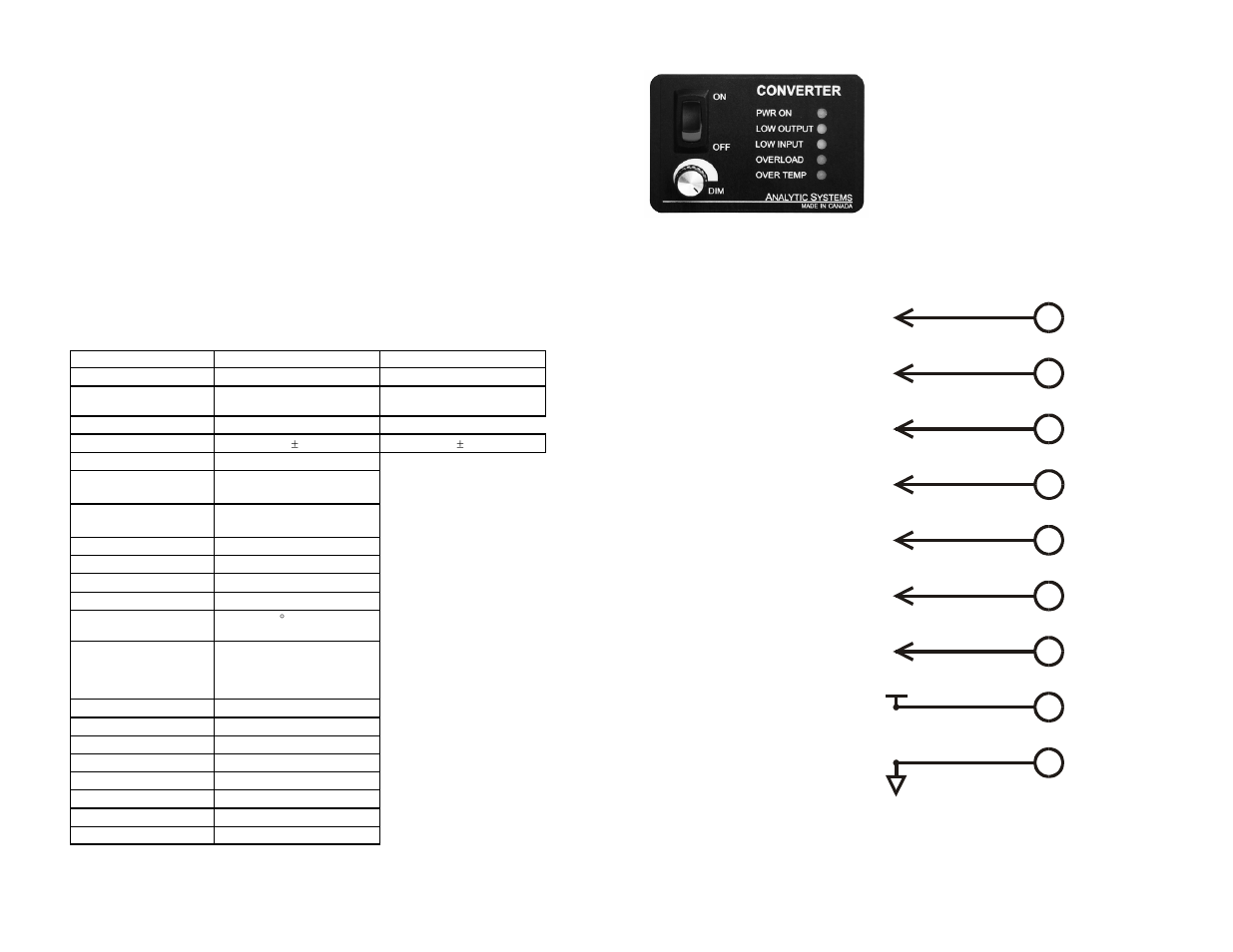 Introduction, Specifications | Samlex America VTC305 User Manual | Page 6 / 9