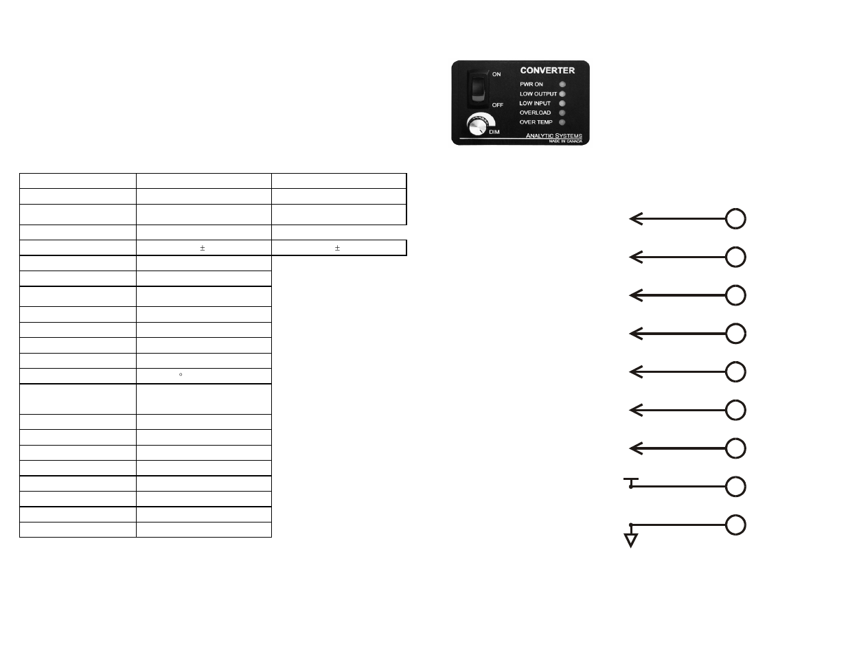 Introduction, Specifications, Remote control option | Remote connector | Samlex America VTC605 User Manual | Page 7 / 9