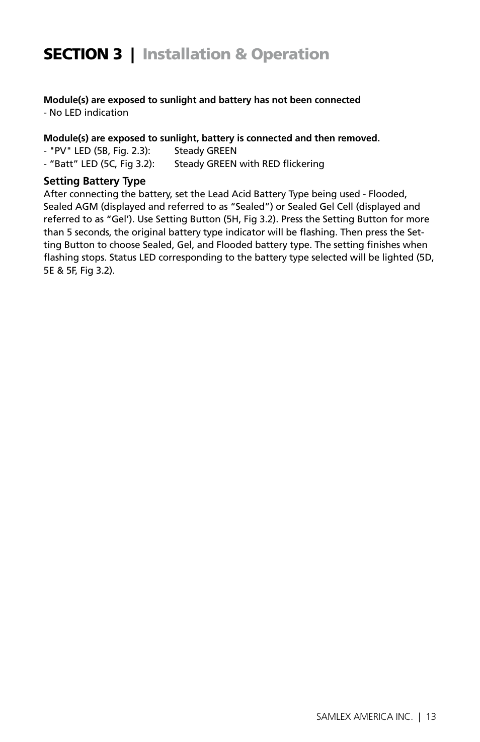 Samlex America MSK-135 User Manual | Page 13 / 20
