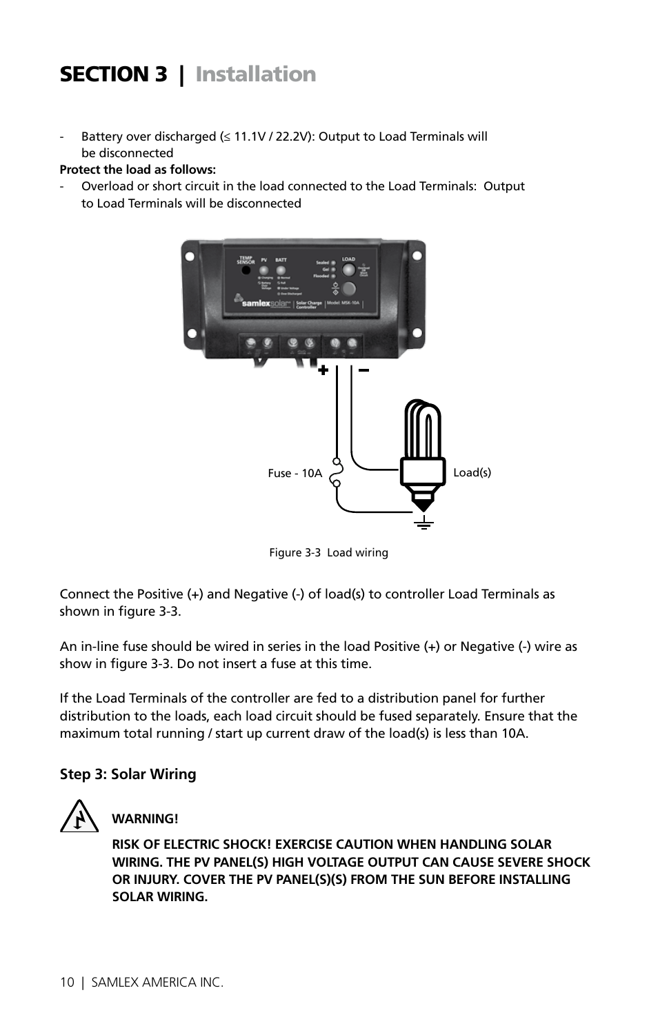 Samlex America MSK-10A User Manual | Page 10 / 28