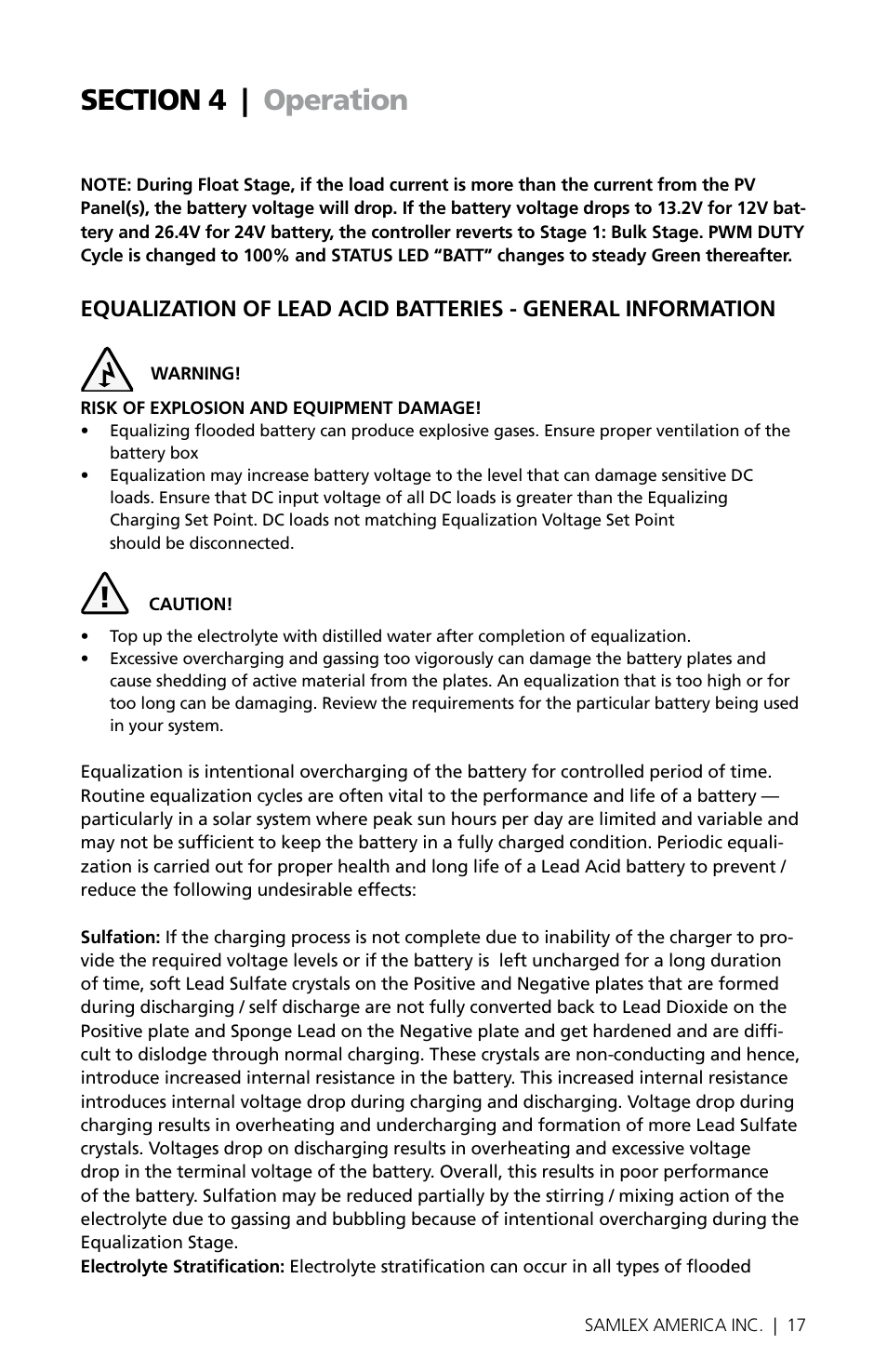 Samlex America MSK-10A User Manual | Page 17 / 28