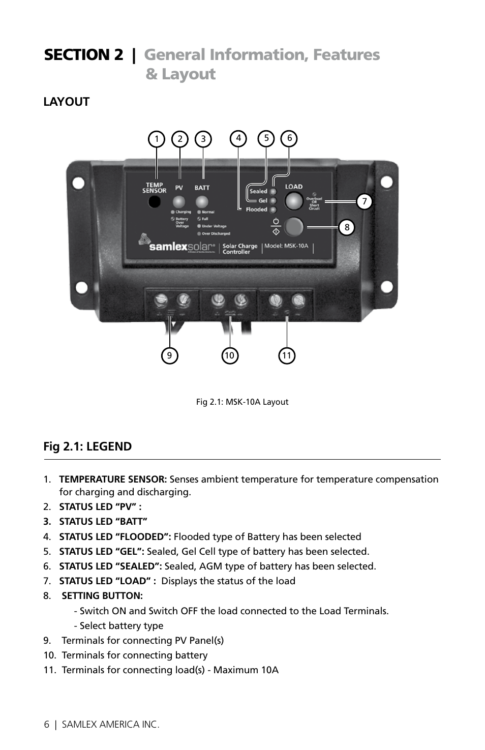 Samlex America MSK-10A User Manual | Page 6 / 28
